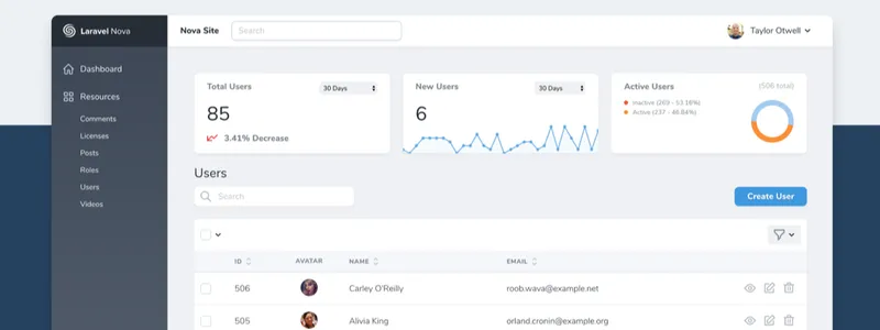 [Laravel Nova] Laravel Novaがリリースされました